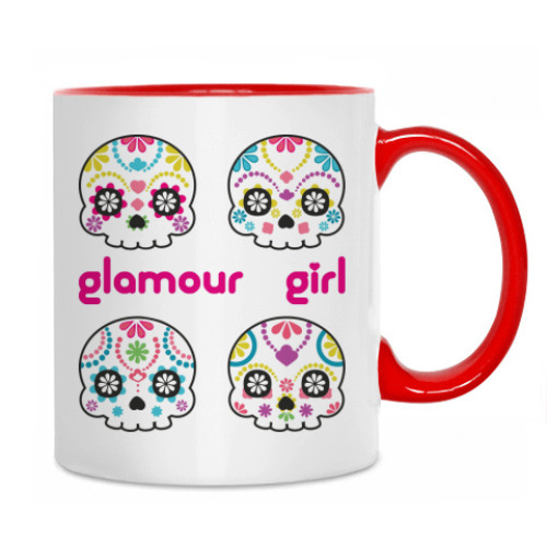 Кружка с принтом Glamour Girl