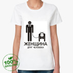 Женская футболка органик