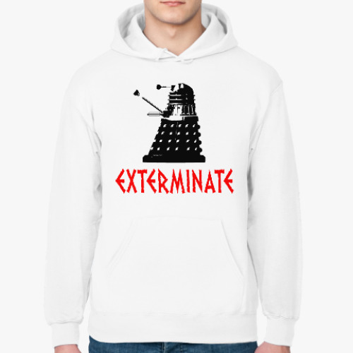 Толстовка худи Далек EXTERMINATE Доктор Кто