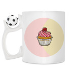 Кружка с футбольным мячиком