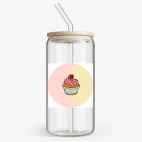 Банка с бамбуковой крышкой