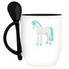 Кружка с ложкой