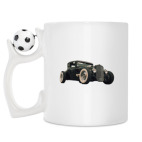 Кружка с футбольным мячиком