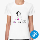 Женская спортивная футболка