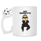 Кружка с футбольным мячиком