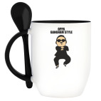 Кружка с ложкой