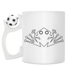 Кружка с футбольным мячиком