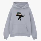 Толстовка худи оверсайз