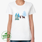 Женская футболка органик