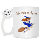 Кружка с футбольным мячиком