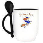 Кружка с ложкой