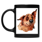 Кружка цветная UV-DTF