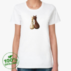 Женская футболка органик