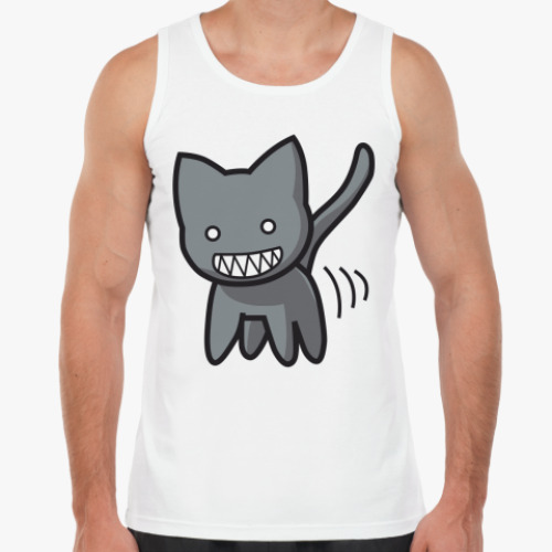 Майка с принтом  Кот