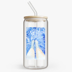 Банка с бамбуковой крышкой