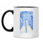 Кружка двухцветная