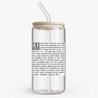 Банка с бамбуковой крышкой