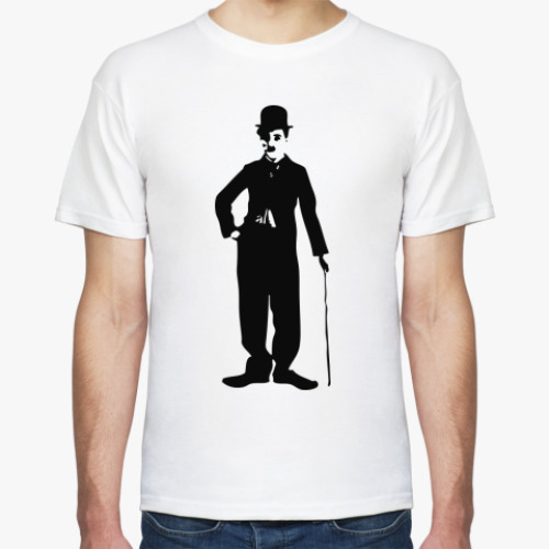 Футболка с принтом Чарли Чаплин