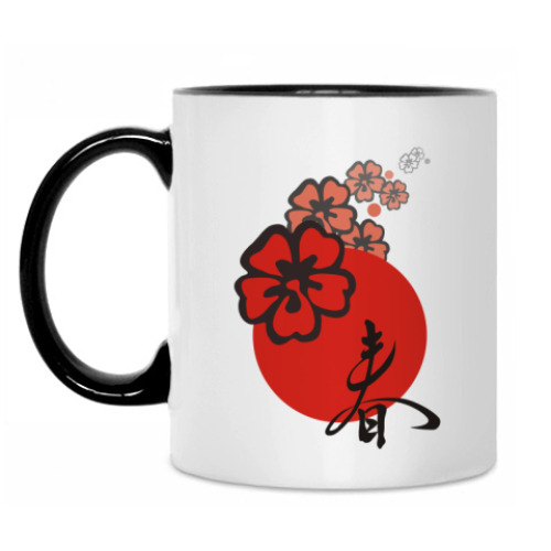 Кружка с принтом Весеннее настроение