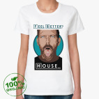 Женская футболка органик