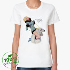 Женская футболка органик