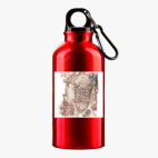 Металлическая бутылка 400 мл UV-DTF