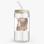 Банка с бамбуковой крышкой