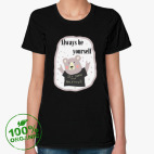 Женская футболка органик