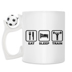 Кружка с футбольным мячиком