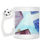 Кружка с футбольным мячиком