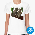 Женская спортивная футболка