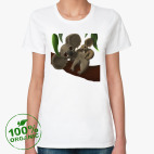 Женская футболка органик