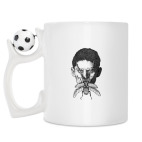 Кружка с футбольным мячиком