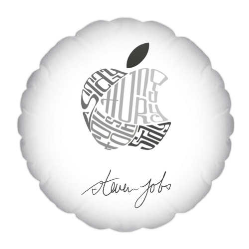 Подушка Steve Jobs. Stay Hungry