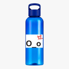 Прозрачная спортивная бутылка