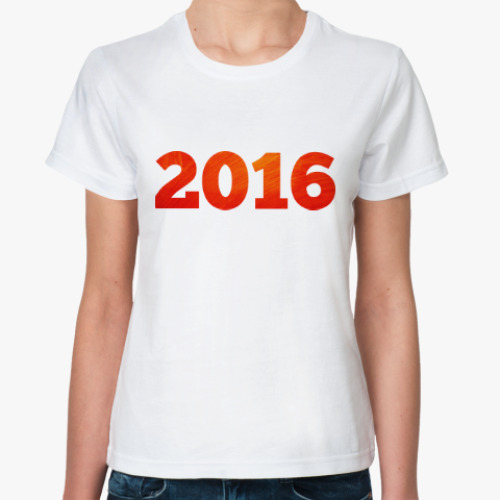 Классическая футболка Год Огненной Обезьяны 2016
