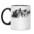 Кружка двухцветная