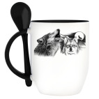 Кружка с ложкой