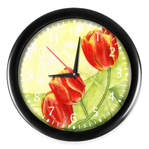 Часы Тюльпаны