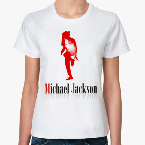 Классическая футболка с принтом  Jackson