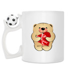 Кружка с футбольным мячиком