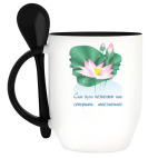 Кружка с ложкой