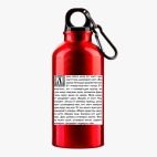 Металлическая бутылка 400 мл UV-DTF