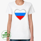 Женская футболка органик