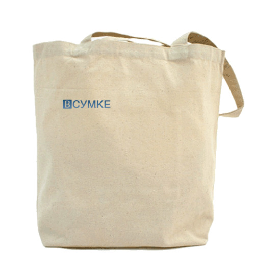 Сумка шоппер с принтом ВСУМКЕ