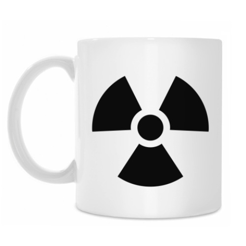 Кружка с принтом Радиация