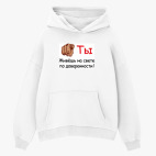 Толстовка худи оверсайз