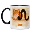 Кружка двухцветная