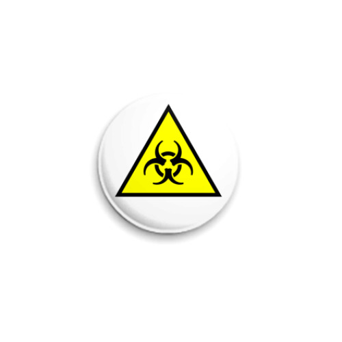 Значок 25мм  Biohazard