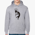 Толстовка худи Туземец с трубкой